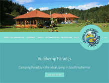 Tablet Screenshot of camping-paradijs.eu